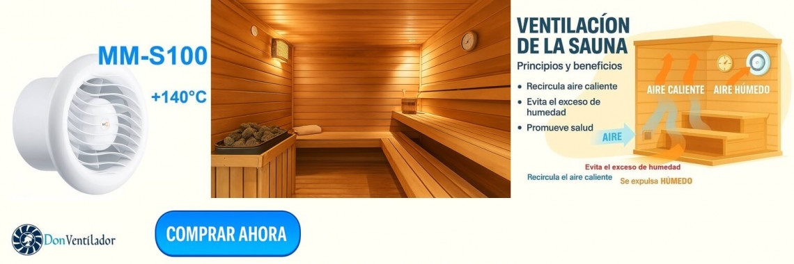 Ventilador Sauna