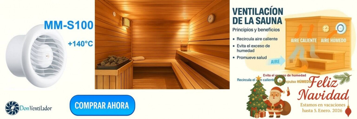 Ventilador Sauna