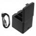 Cargador CameronSino DF‑GDB900UH Compatible con GoPro Hero 9 / 10 / 11 / 12 y Batería AHDBT‑901