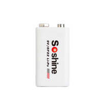 Batería recargable Soshine Li-7.4 V (9 V) – Li-Po 680 mAh