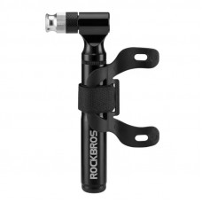 Rockbros JG‑PB‑11 – Bomba de Mano mini para Bicicleta y Balones, Aluminio 130 PSI