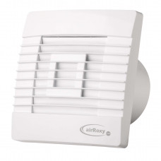 AirRoxy Prestige 01-025 ZG S 100 mm – Ventilador Extractor de Pared con Obturador y Base Cuadrada